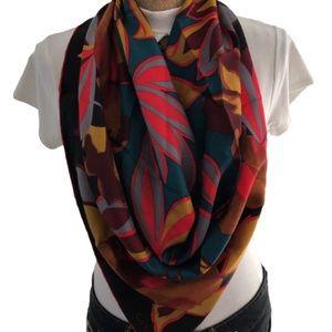 Lanvin Paris Hand Rolled 100% Silk Scarf